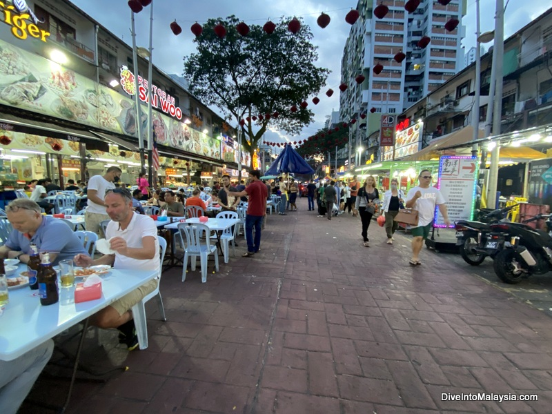 吉隆坡美食 晚餐推薦亞羅街美食街